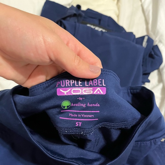 Blue Healing Hands 4 Size Small tops and 2 Size ST Pants/ 2 Size S Pants - Picture 8 of 12